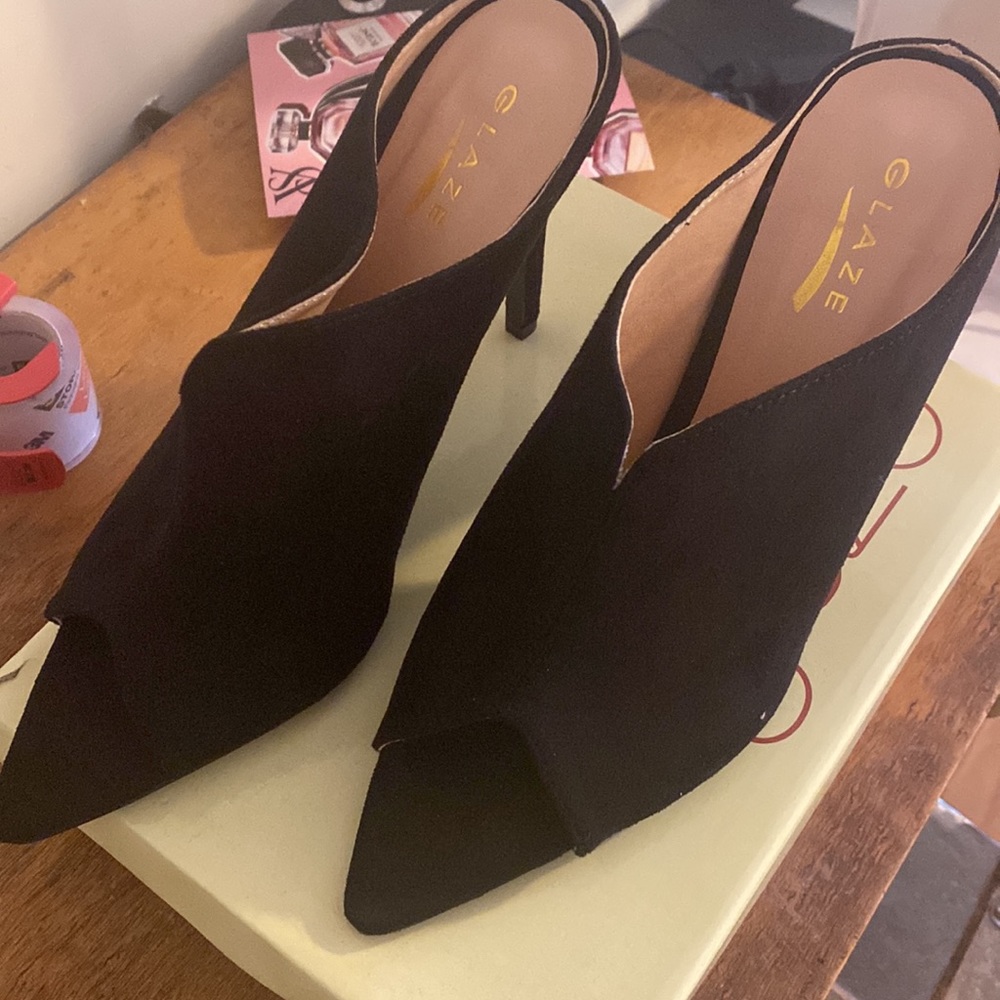 Glaze suede mules - Picture 3 of 5